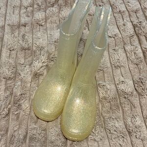 Shimmering Kids Rain Boots